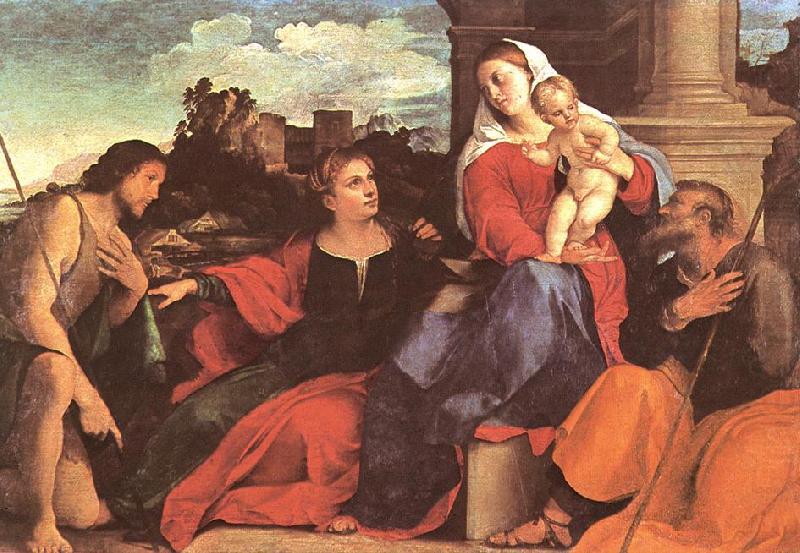 Palma Vecchio Sacred Conversation china oil painting image